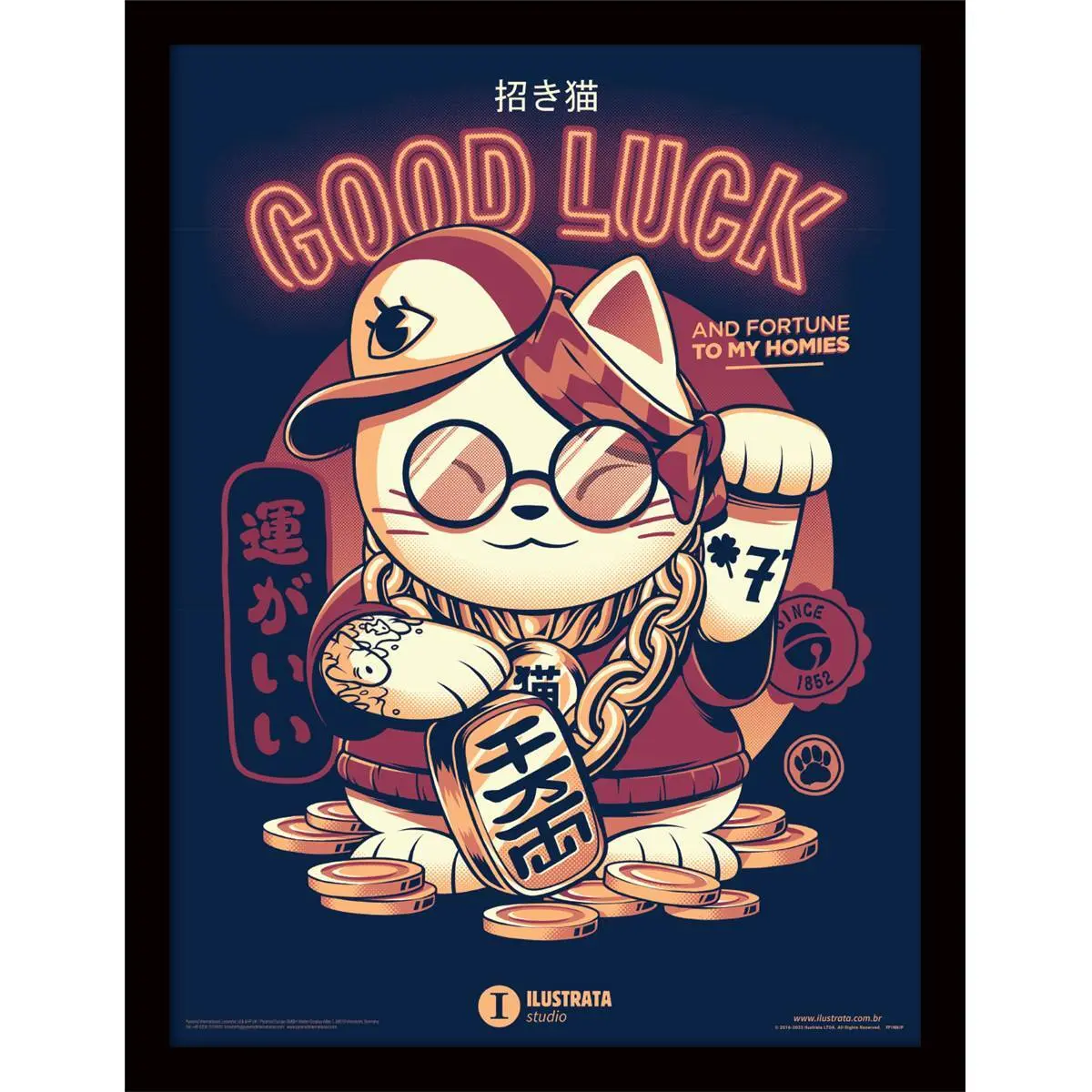 Décoration murale Pyramid Lucky Cat