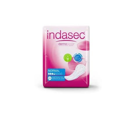 Indasec Normal Compressal Losses Slight Bag 24 Compresses